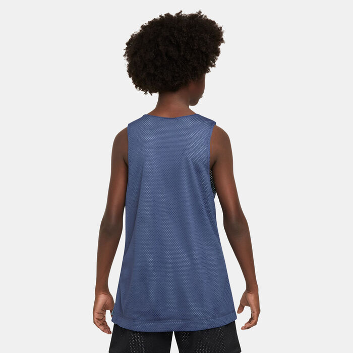 Nike Kids' Dri-FIT Basketball Tank Top Blue Nike Kids' Dri-FIT Basketball Tank Top Blue image number 1