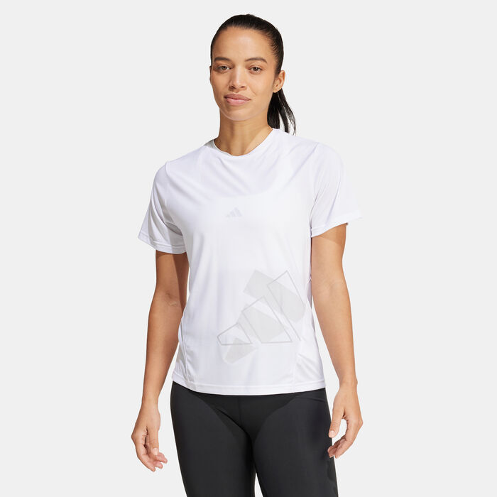 adidas Women's AEROREADY Designed for Training Graphic T-Shirt White image number 0
