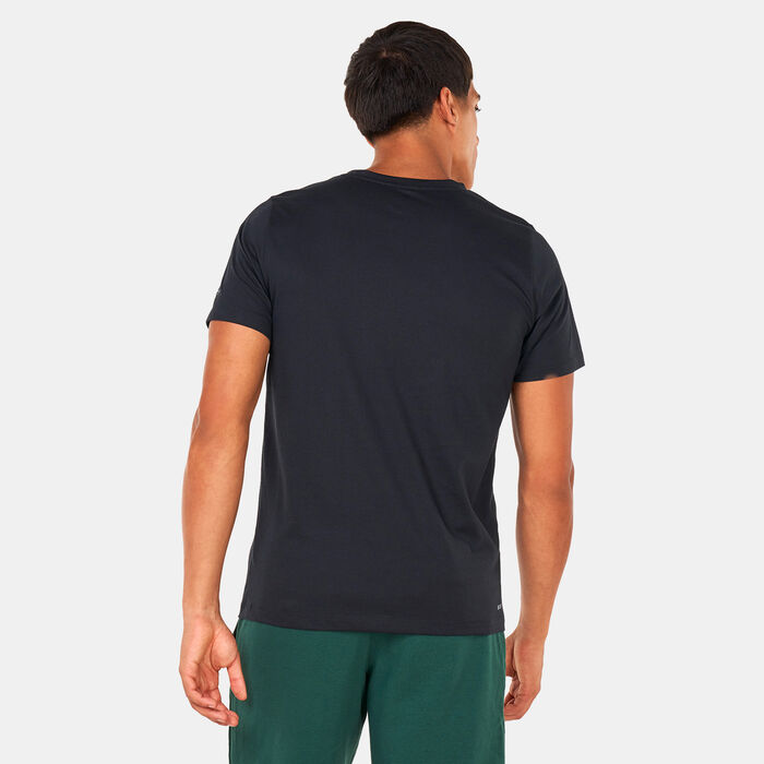 New Balance Men's Heathertech Graphic T-Shirt Black New Balance Men's Heathertech Graphic T-Shirt Black image number 1