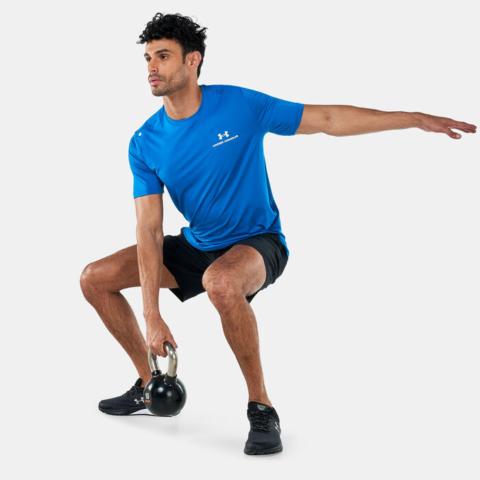 Under Armour Men's UA RUSH™ Energy T-Shirt Blue Under Armour Men's UA RUSH™ Energy T-Shirt Blue image number 2