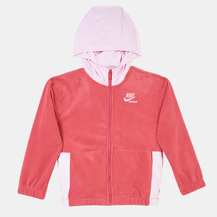 Nike Kids' Sportswear Heritage Jacket Pink Nike Kids' Sportswear Heritage Jacket Pink image number 0