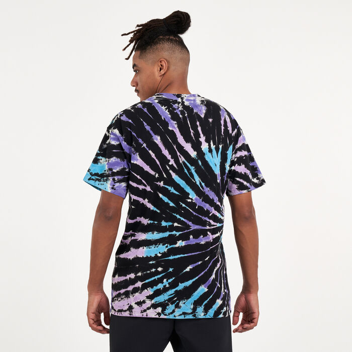 Nike Men's Sportswear Tie-Dye T-Shirt Black Nike Men's Sportswear Tie-Dye T-Shirt Black image number 1