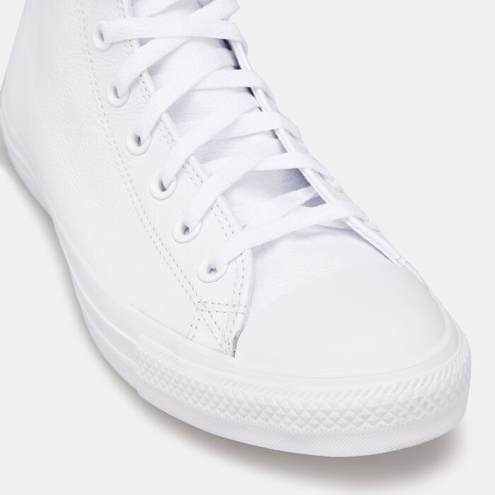 Converse Chuck Taylor All Star Leather Mono Unisex Shoe White Converse Chuck Taylor All Star Leather Mono Unisex Shoe White image number 8