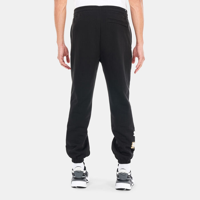 PUMA Men's Brand Love Sweatpants Black PUMA Men's Brand Love Sweatpants Black image number 1