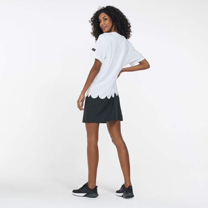 adidas Women's Sportswear Marimekko Dress White adidas Women's Sportswear Marimekko Dress White image number 1