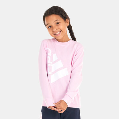 adidas Kids' Badge Of Sport Sweatshirt Pink adidas Kids' Badge Of Sport Sweatshirt Pink