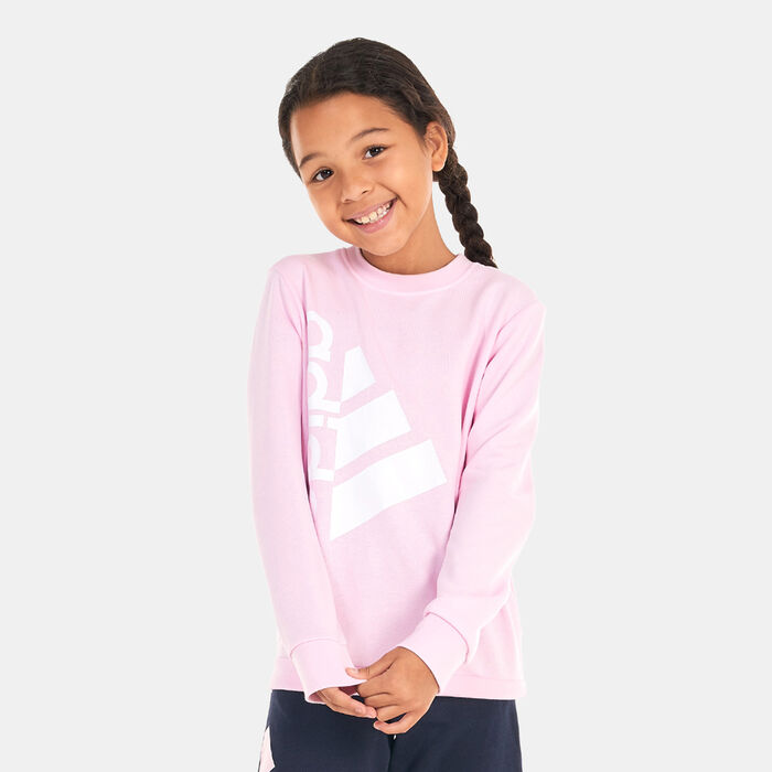 adidas Kids' Badge Of Sport Sweatshirt Pink adidas Kids' Badge Of Sport Sweatshirt Pink image number 0