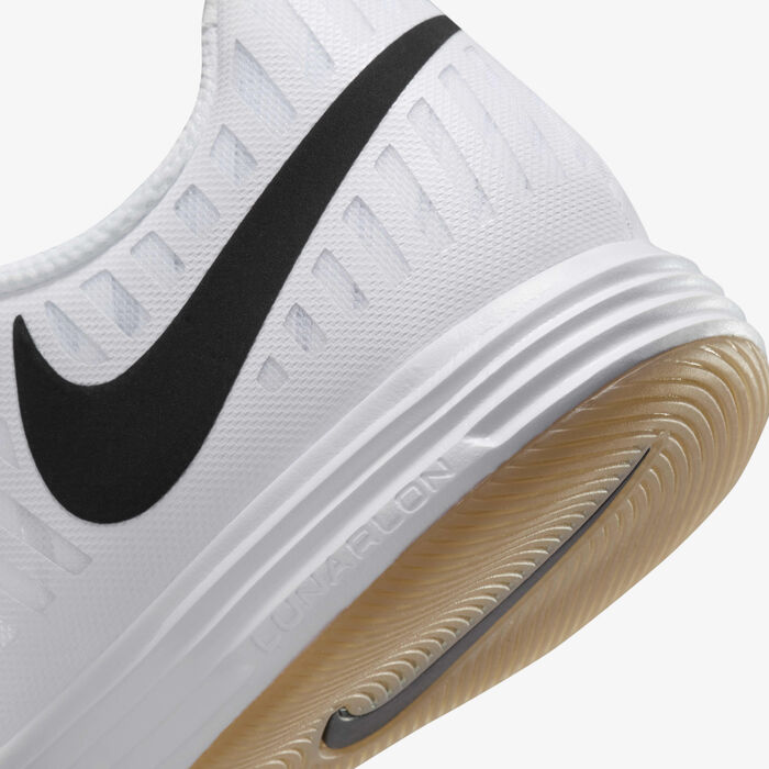 Nike Lunar Gato II Indoor Court Football Shoes White image number 7