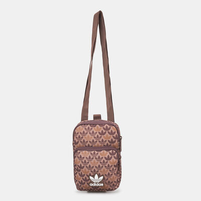 adidas Originals Men's Monogram Festival Crossbody Bag Brown adidas Originals Men's Monogram Festival Crossbody Bag Brown