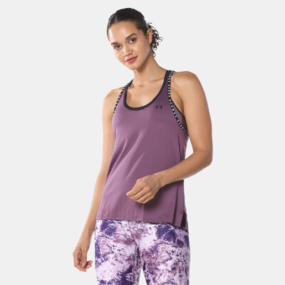 Under Armour Women's Knockout Tank Top Purple Under Armour Women's Knockout Tank Top Purple