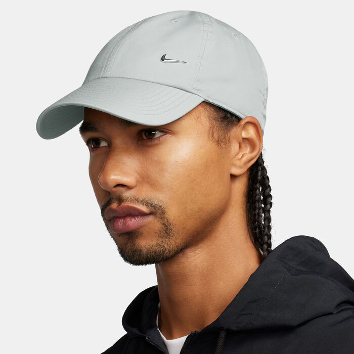 Nike Men's Dri-FIT Club Unstructured Swoosh Cap Grey Nike Men's Dri-FIT Club Unstructured Swoosh Cap Grey image number 2