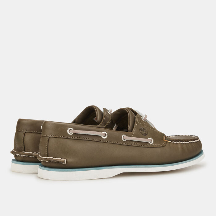 Timberland Men's Classic 2 Eye Boat Shoe Green image number 2