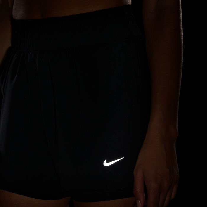 Nike Women's Dri-FIT One High-Waisted 2-in-1 Shorts Black Nike Women's Dri-FIT One High-Waisted 2-in-1 Shorts Black image number 5