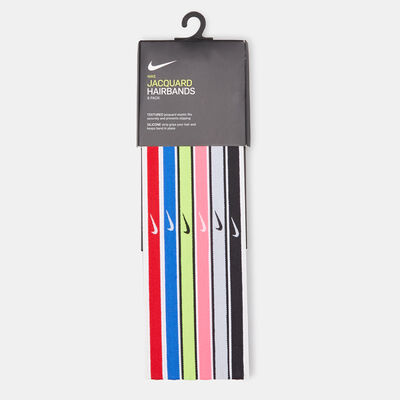 Nike Women's Tipped Swoosh Sport Headbands (6 Pack) Multi