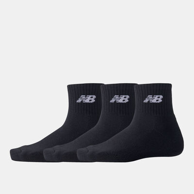 New Balance Everyday Ankle Socks (3 Pairs) Black