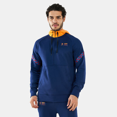 Nike Men's F.C. Barcelona Travel Fleece Hoodie Blue Nike Men's F.C. Barcelona Travel Fleece Hoodie Blue