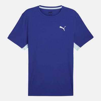 PUMA Men's RUN FAVORITE Running T-Shirt Blue