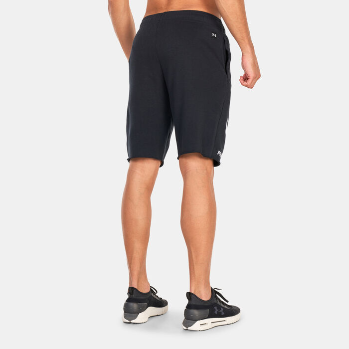 Under Armour Men's Project Rock Terry Brahma Bull Shorts Black Under Armour Men's Project Rock Terry Brahma Bull Shorts Black image number 1