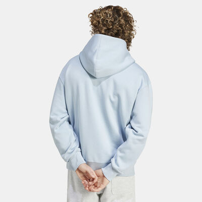 adidas Men's ALL SZN Fleece Graphic Hoodie Blue