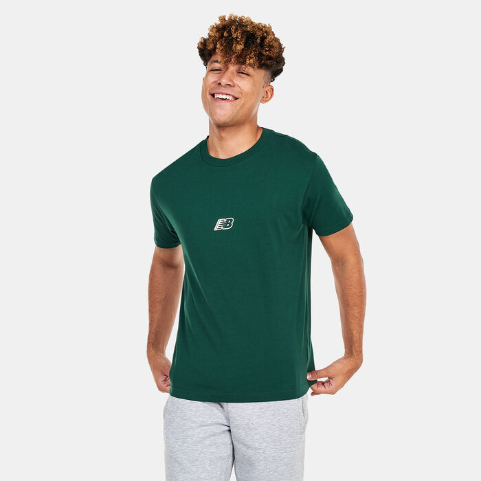 New Balance Men's Essentials T-Shirt Green New Balance Men's Essentials T-Shirt Green image number 0