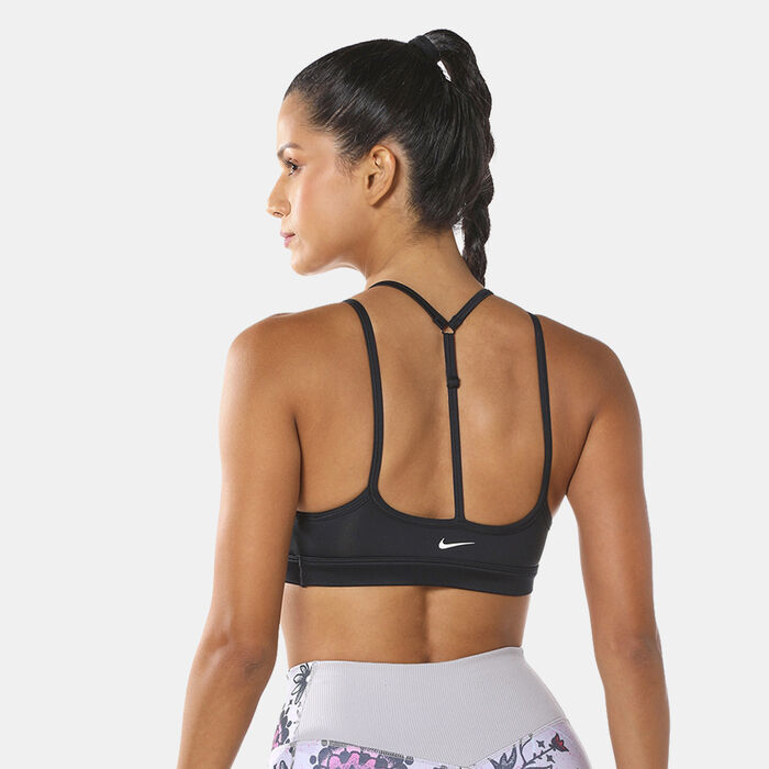 Nike Women's Dri-FIT Indy Icon Clash Sports Bra Black Nike Women's Dri-FIT Indy Icon Clash Sports Bra Black image number 1