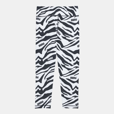 PUMA Kids' Modern Sports 7/8 Allover Print Leggings Multi