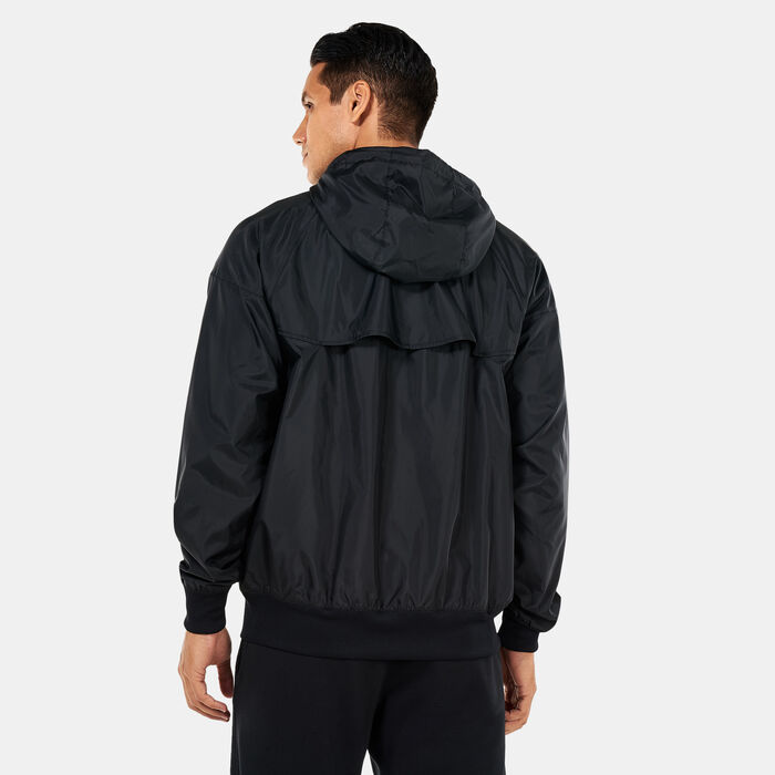 Nike Men's Sportswear Windrunner Hooded Jacket Black Nike Men's Sportswear Windrunner Hooded Jacket Black image number 1