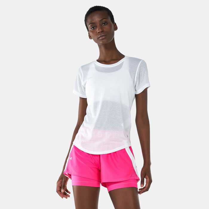 Under Armour Women's Streaker T-Shirt White Under Armour Women's Streaker T-Shirt White image number 0