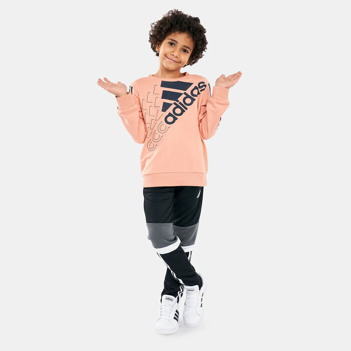adidas Kids' Essentials Logo Sweatshirt Blue adidas Kids' Essentials Logo Sweatshirt Blue image number 2