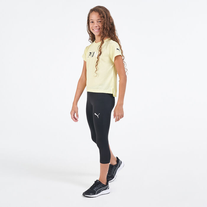 PUMA Kids' Modern Sports 7/8 Leggings Black image number 2