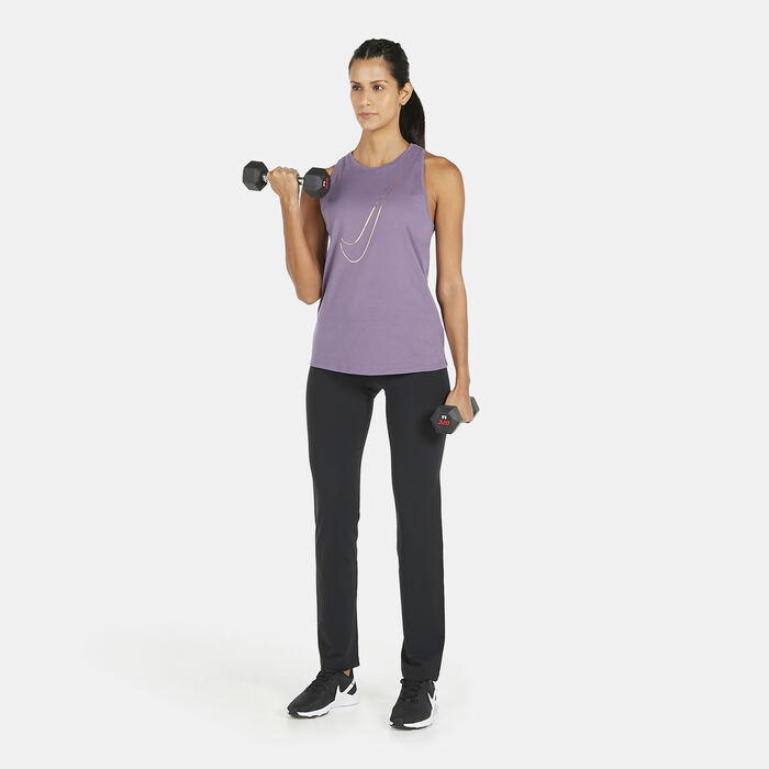Nike Women's Dri-FIT Femme Training Tank Top Purple Nike Women's Dri-FIT Femme Training Tank Top Purple image number 2