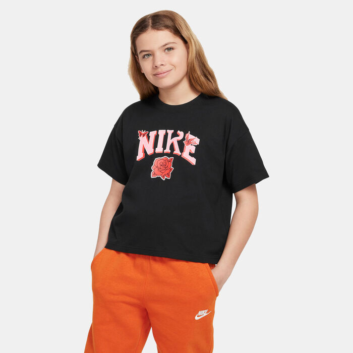 Nike Kids' Sportswear T-Shirt (Older Kids) Black Nike Kids' Sportswear T-Shirt (Older Kids) Black image number 0