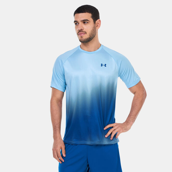 Under Armour Men's UA Tech™ Fade T-Shirt Blue Under Armour Men's UA Tech™ Fade T-Shirt Blue image number 0