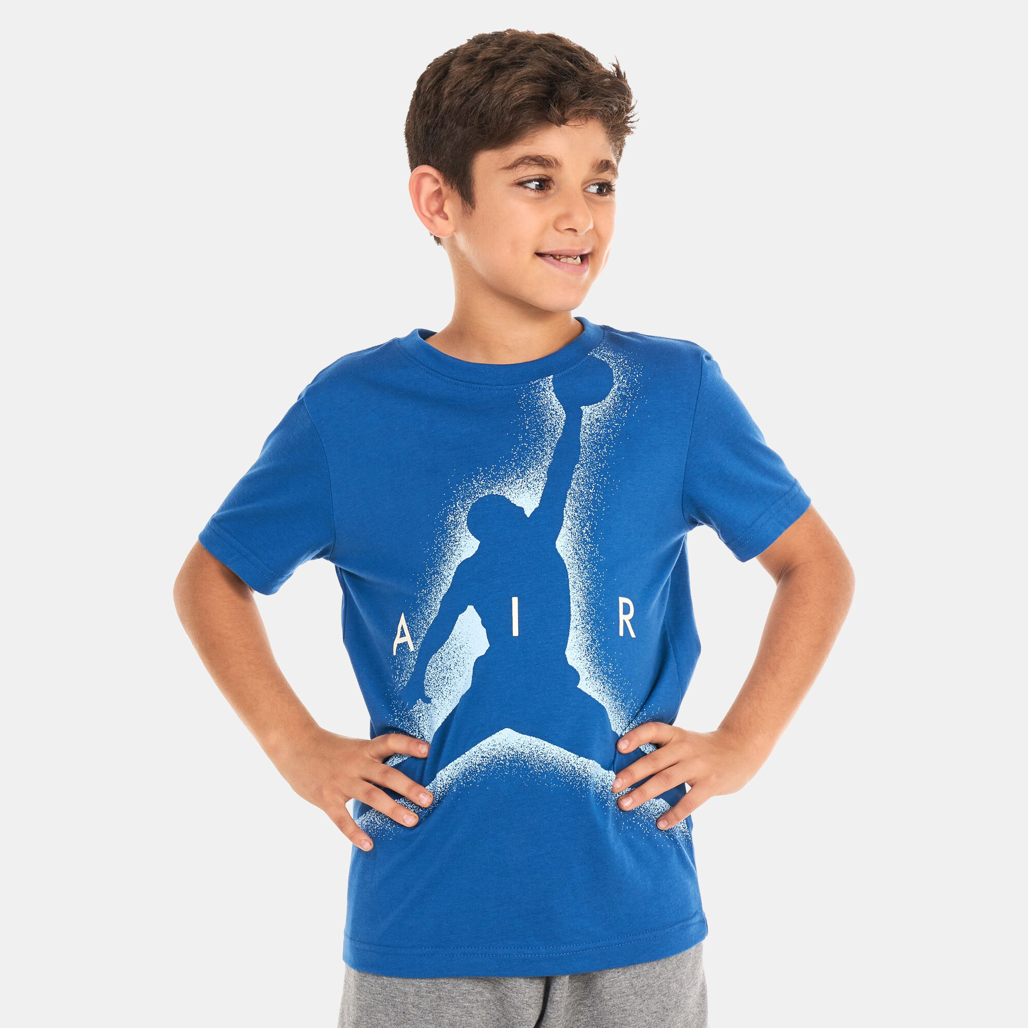 Kids Flight Essentials Jumpman T Shirt Blue Jordan in Qatar SSS