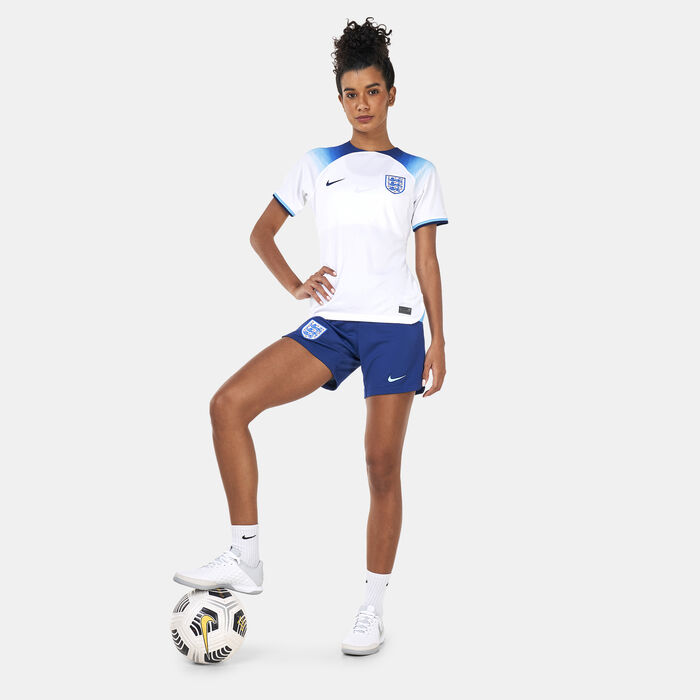 Nike Women's England Dri-FIT Stadium Home Football Jersey - 2022 Blue Nike Women's England Dri-FIT Stadium Home Football Jersey - 2022 Blue image number 2