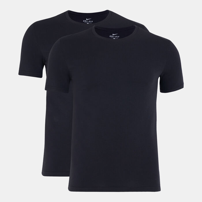 Nike Men's Everyday T-Shirt (2 Pack) Black Nike Men's Everyday T-Shirt (2 Pack) Black image number 3