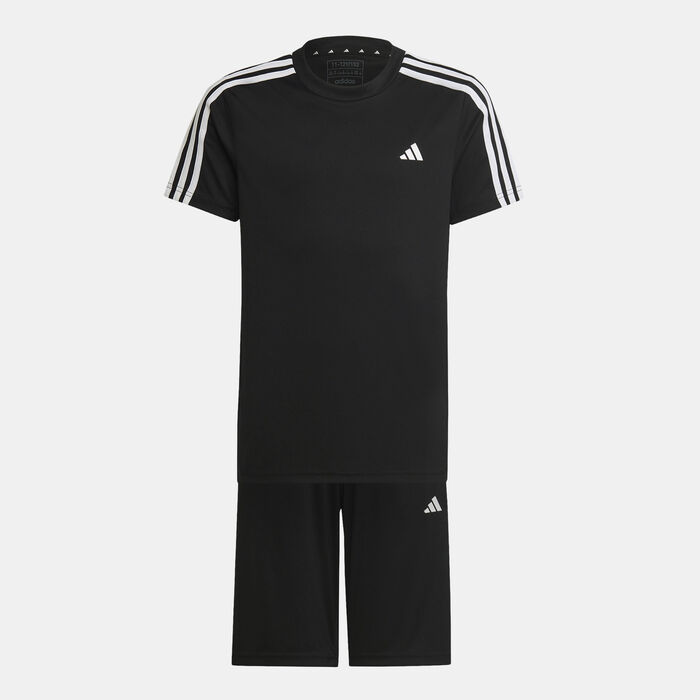 adidas Kids' Train Essentials Training Set Black adidas Kids' Train Essentials Training Set Black image number 1