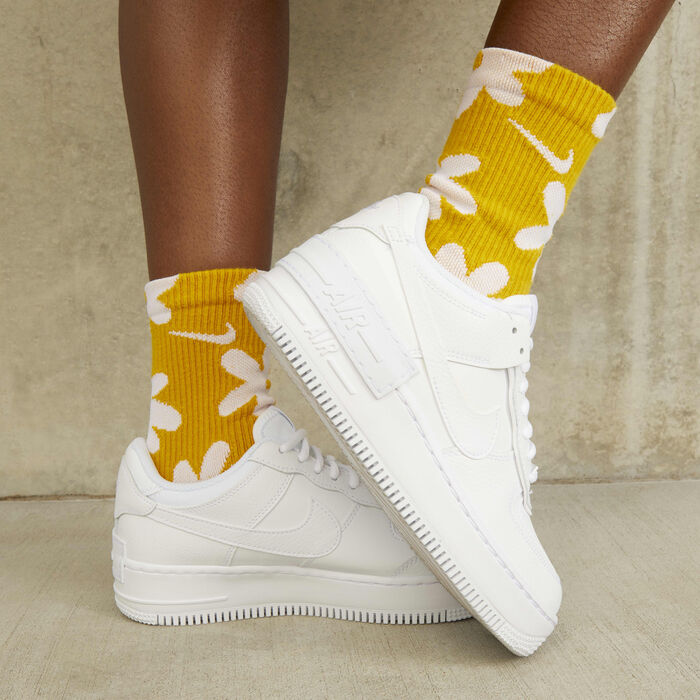 Nike Women's Air Force 1 Shadow Shoes White Nike Women's Air Force 1 Shadow Shoes White image number 2