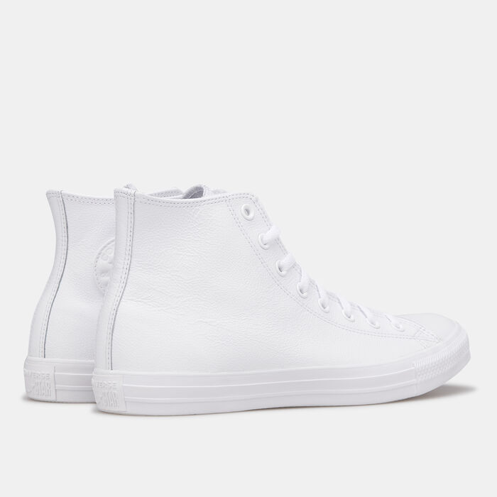 Converse Chuck Taylor All Star Leather Mono Unisex Shoe White Converse Chuck Taylor All Star Leather Mono Unisex Shoe White image number 4