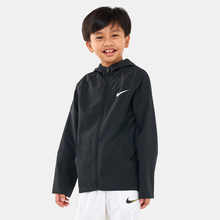 Nike Kids’ Dri-FIT Training Jacket (Older Kids) Black Nike Kids’ Dri-FIT Training Jacket (Older Kids) Black image number 0