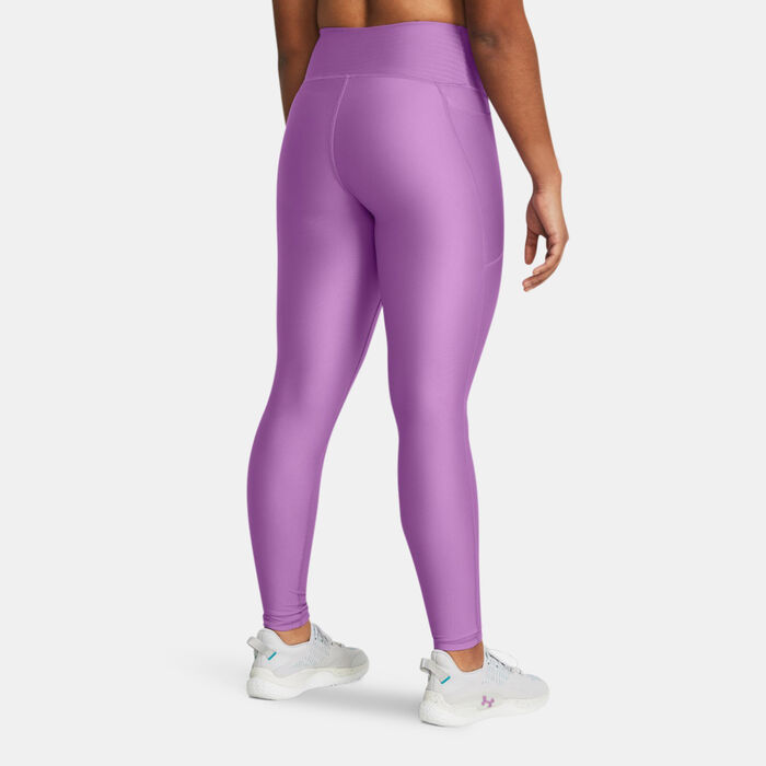 Under Armour Women's HeatGear® No-Slip Training Leggings Purple Under Armour Women's HeatGear® No-Slip Training Leggings Purple image number 1