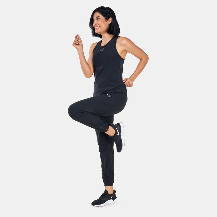 Nike Women's Air Dri-FIT Running Pants Black Nike Women's Air Dri-FIT Running Pants Black image number 2