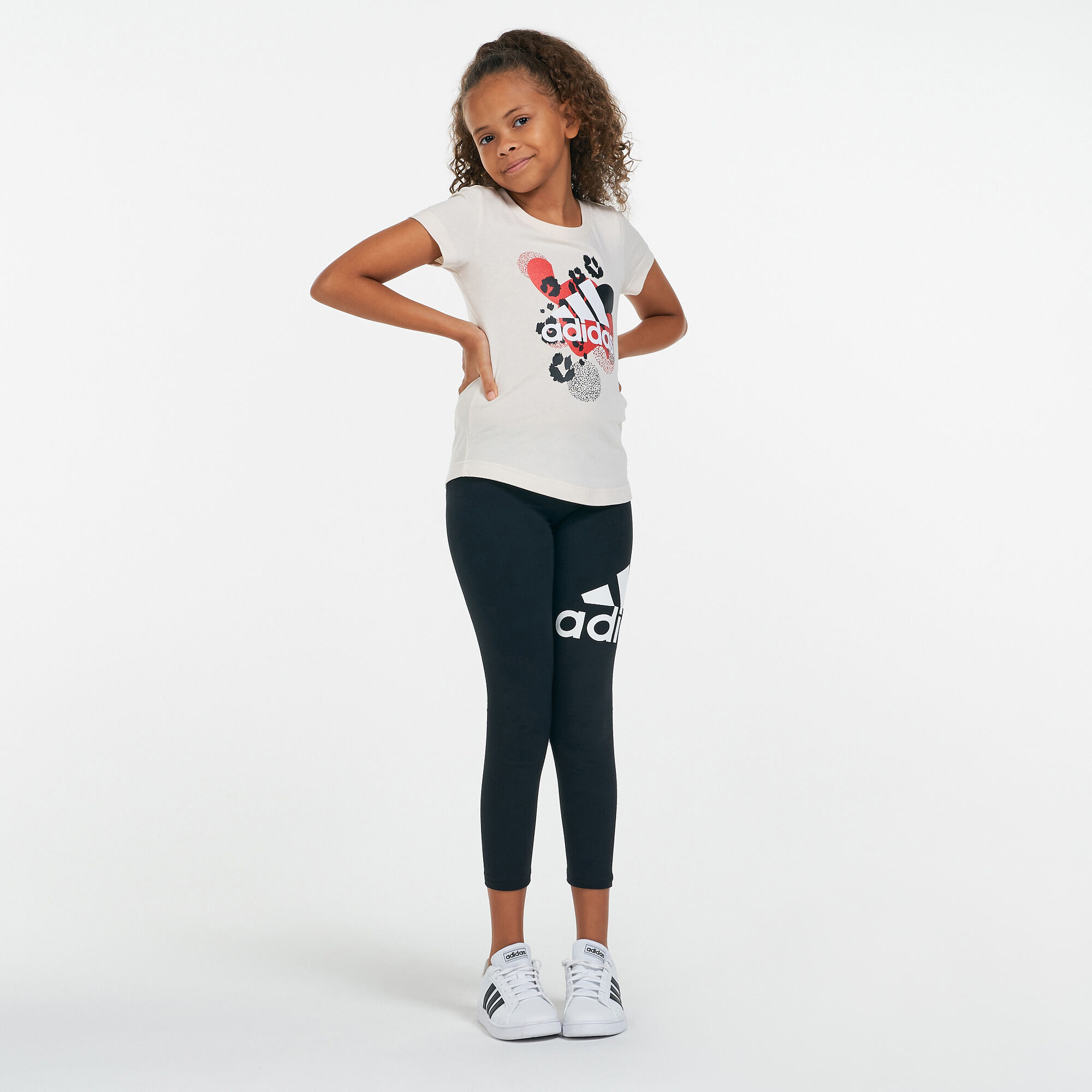 Girls adidas leggings and top discount
