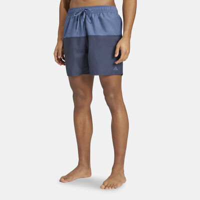adidas Men's Colourblock CLX Swimming Shorts Brown
