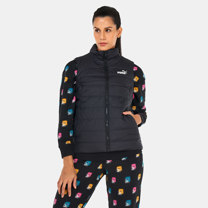 PUMA Women's ESS Padded Vest Black PUMA Women's ESS Padded Vest Black image number 0