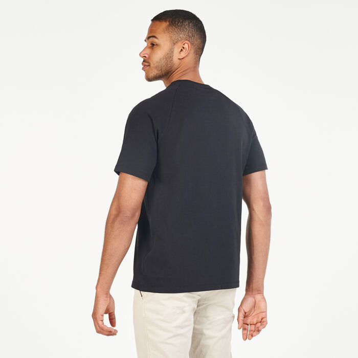 Timberland Men's YC Heavy Weight Stack Logo T-Shirt Black Timberland Men's YC Heavy Weight Stack Logo T-Shirt Black image number 1
