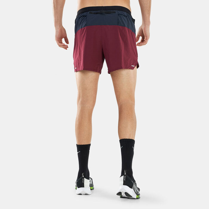 Nike Men's Dri-FIT Trail Flex Stride 5 Shorts Red Nike Men's Dri-FIT Trail Flex Stride 5 Shorts Red image number 1