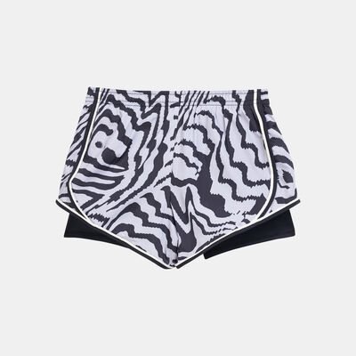Nike Kids' Dri-FIT Tempo Printed Running Shorts Black