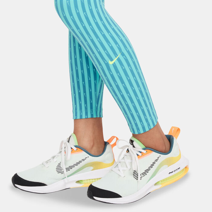 Nike Kids' One Dri-FIT Leggings (Older Kids) Blue Nike Kids' One Dri-FIT Leggings (Older Kids) Blue image number 3