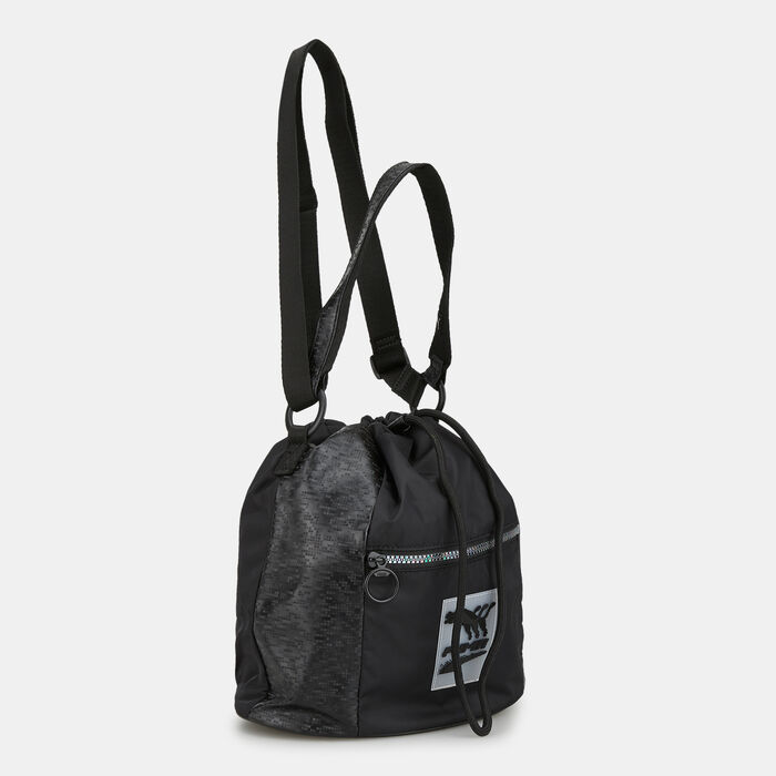 PUMA Women's Prime Time Bucket Bag Black PUMA Women's Prime Time Bucket Bag Black image number 2